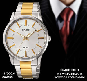 Casio Exclusive Stainless Steel for Men MTP-1303SG-7A