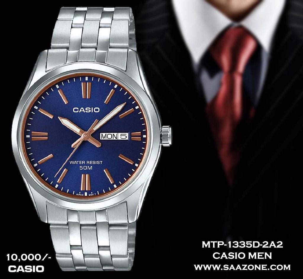 Casio Men Stainless Steel Belt MTP-1335D-2A2VDF