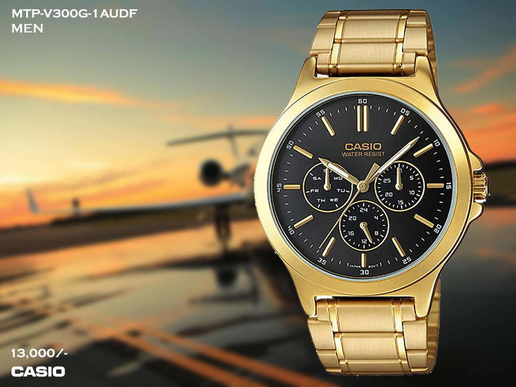 Casio Gold Exclusive Stainless Steel for Men MTP-V300G-1AUDF