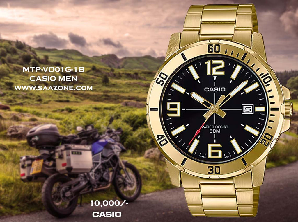 Casio Men Enticer Series  MTP-VD01G-1B