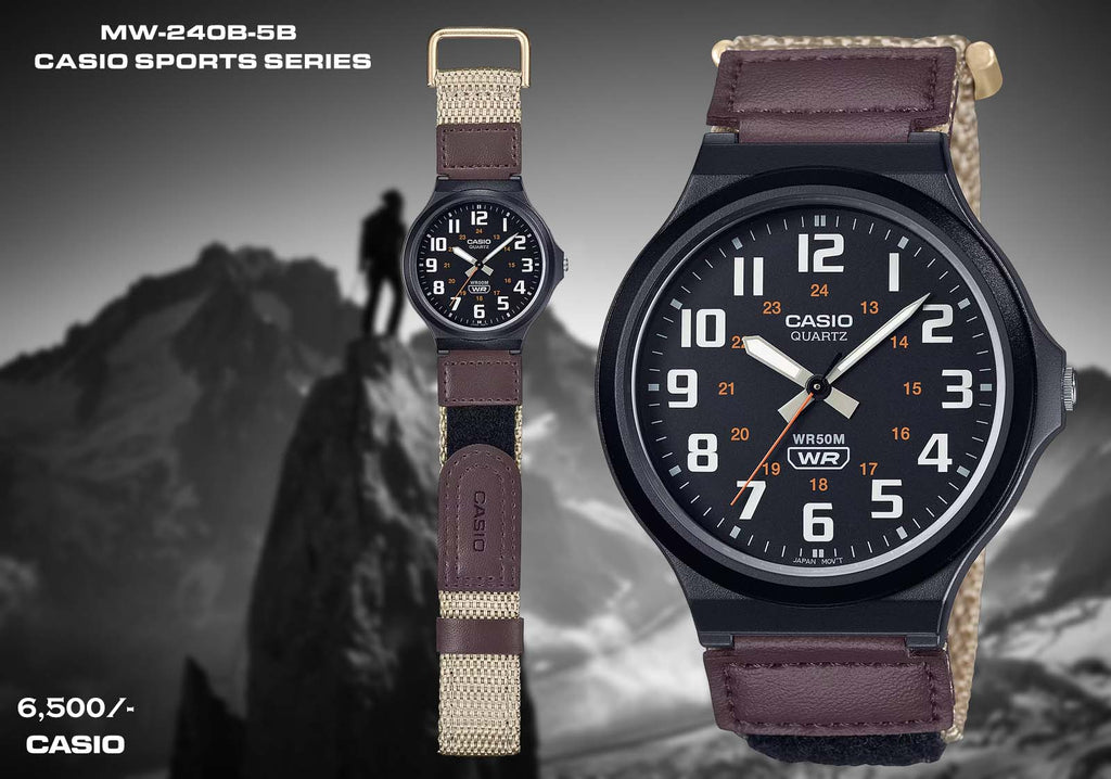 Casio Sport Canvas Strap MW-240B-5B