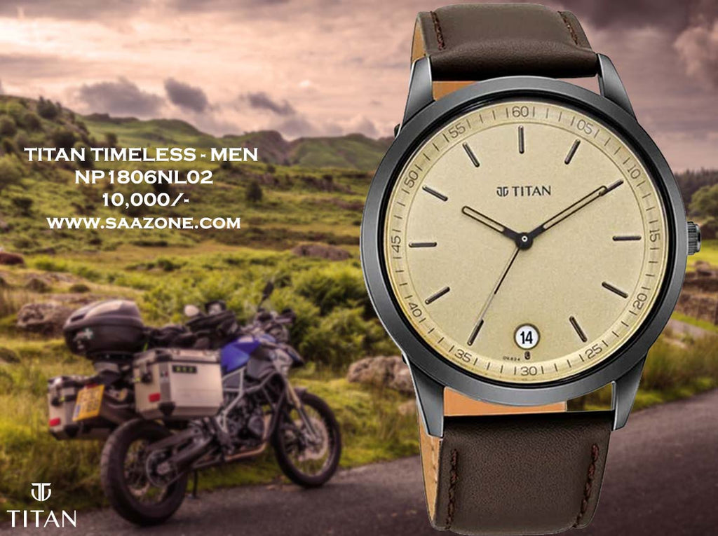 Titan Refined Gold Dial for Men 1806NL02