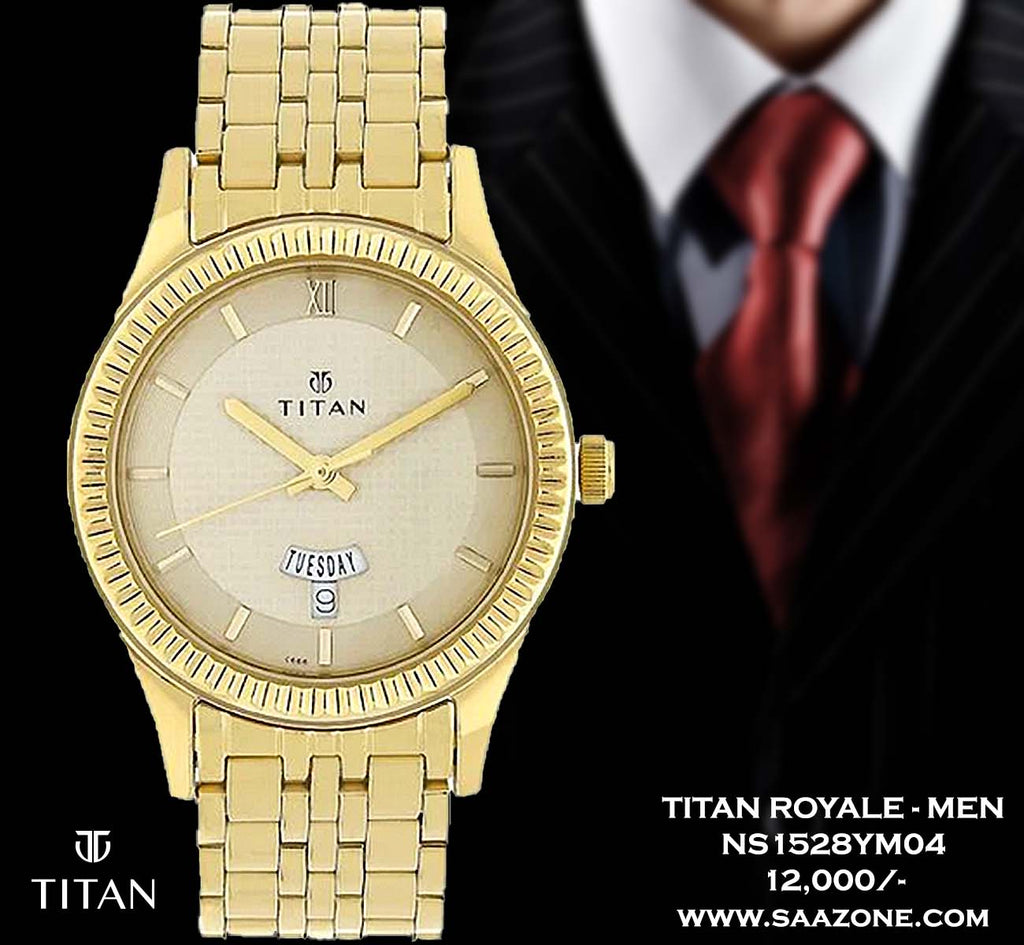 Titan Quartz White Dial for Men 1528YM04