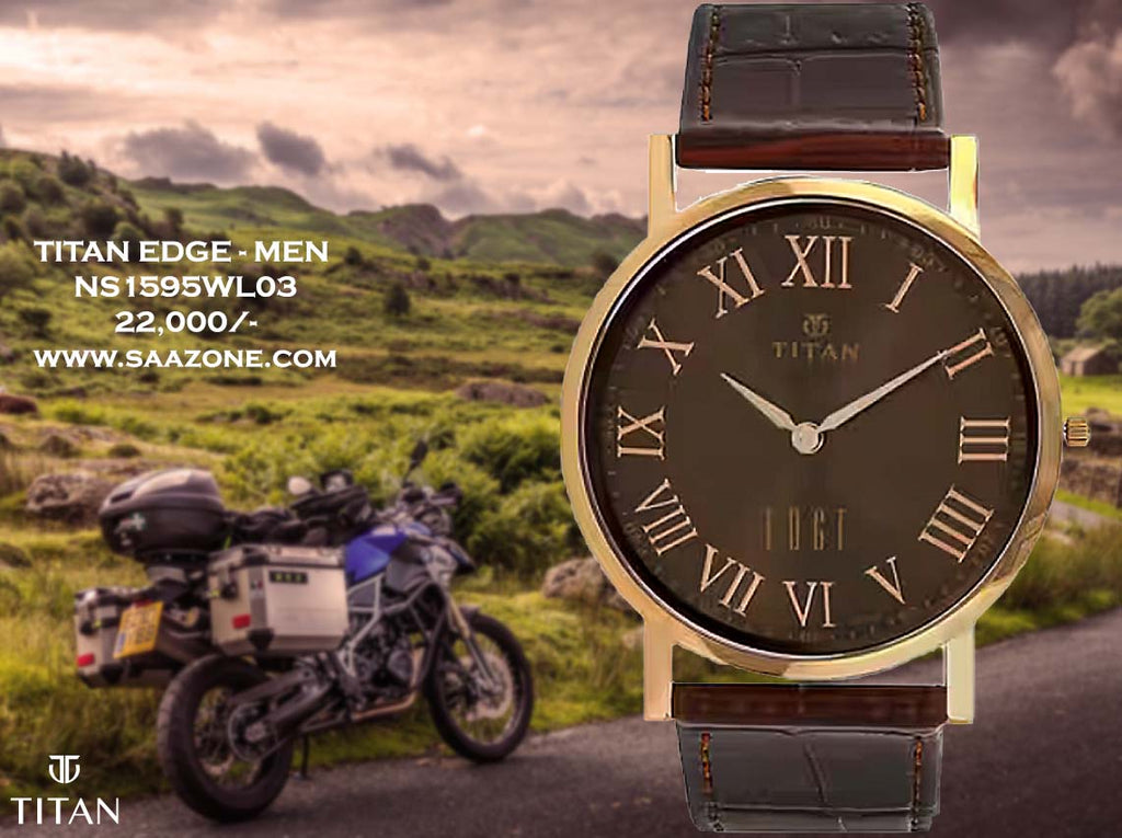 Titan Quartz Brown Dial for Men 1595WL03