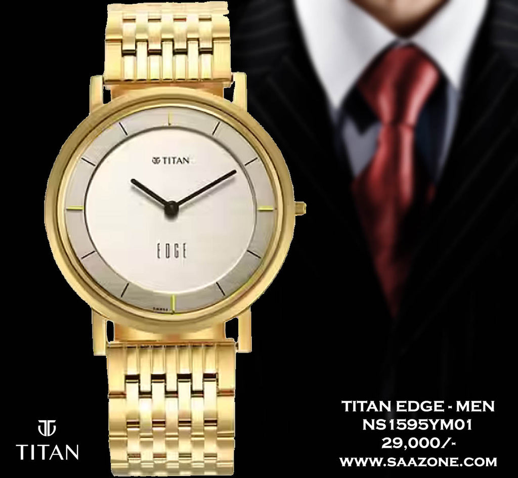 Edge Metal Yellow Dial for Men 1595YM01