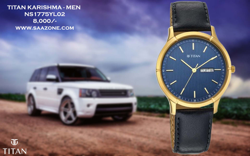 Titan Lagan Blue Dial for Men 1775YL02