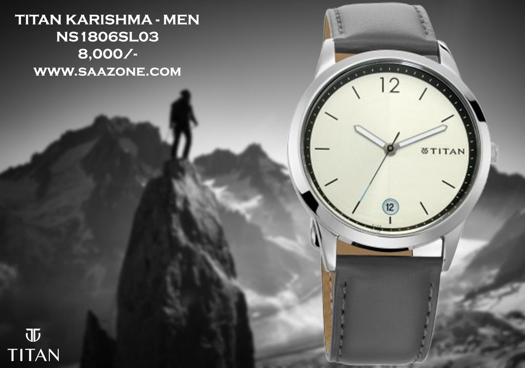 Titan Quartz Silver Dial for Men 1806SL03