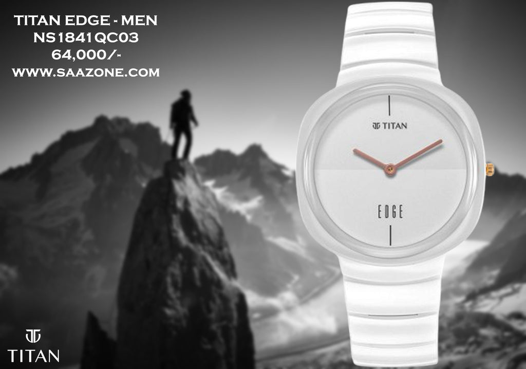 Titan Edge Squircle in Arctic White Unisex 1841QC03
