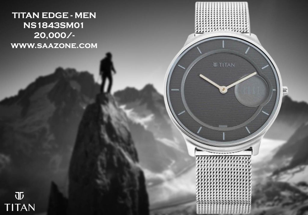 Titan Minimals Grey Dial for Men 1843SM01