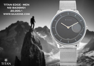 Titan Minimals Grey Dial for Men 1843SM01