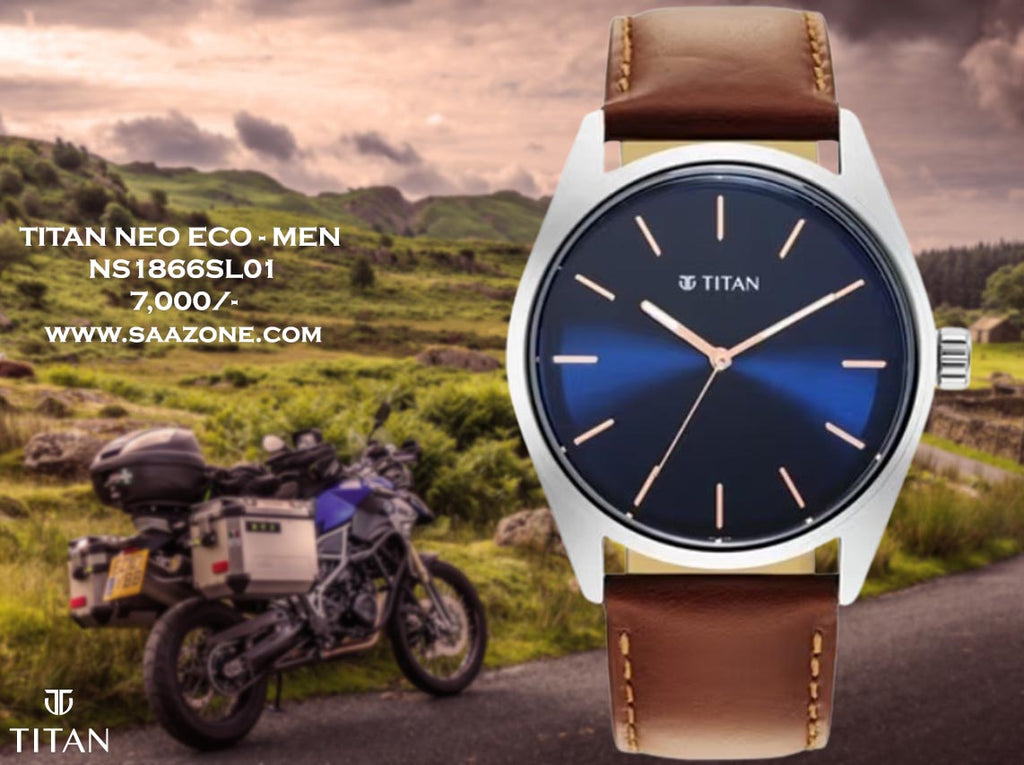 Titan Quartz Blue Dial for Men 1866SL01