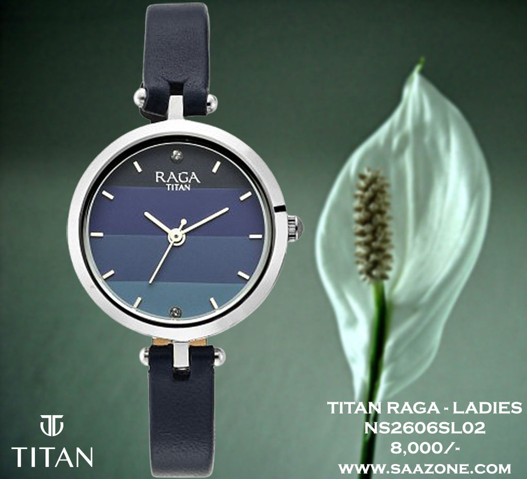 Titan Raga Viva Blue Dial for Ladies 2606SL02