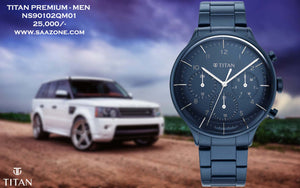Titan Urban Magic Blue Dial for Men 90102QM01