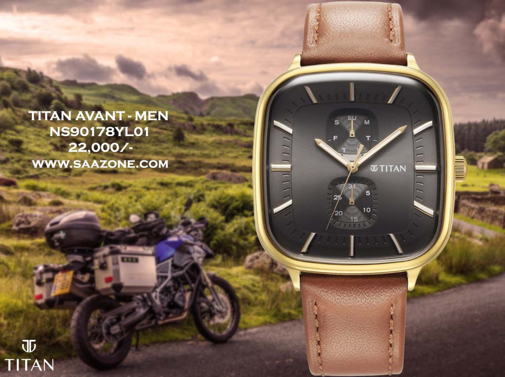 Titan Avant Garde Anthracite Dial for Men 90178YL01