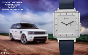 Titan Edge Quad White Dial For Men 10017SL01