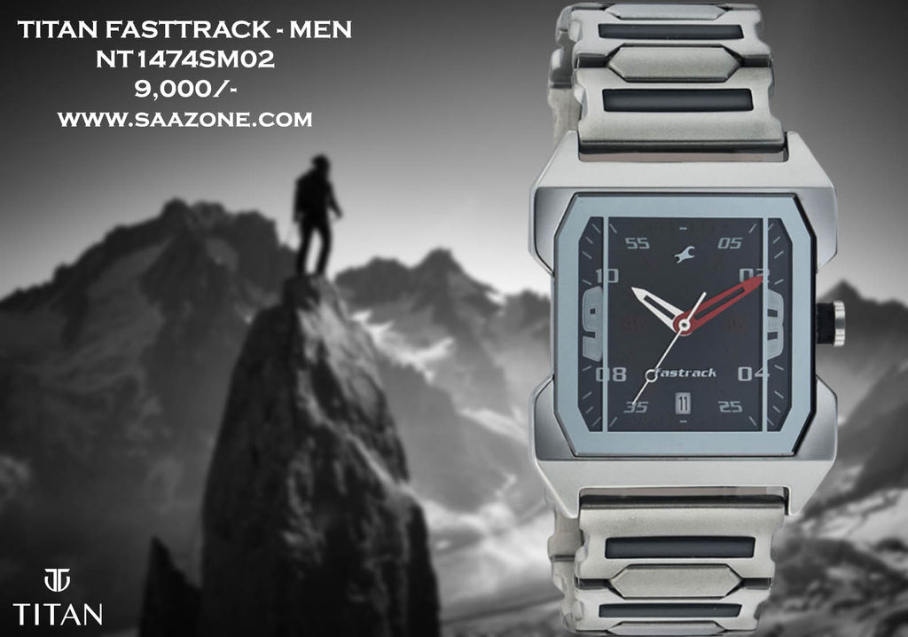 Fastrack Black Dial for Men 1474SM02