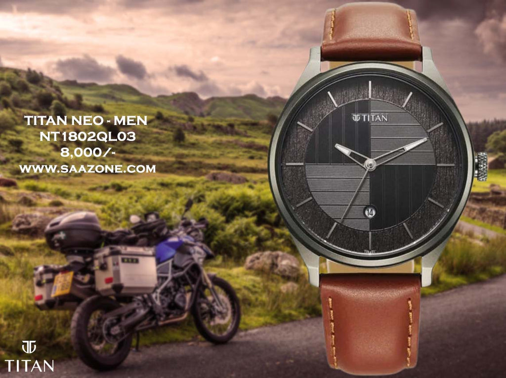Titan Neo Economy Grey Dial For Men 1802QL03