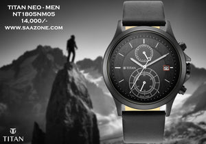 Titan Neo Black Dial for Men 1805NM05