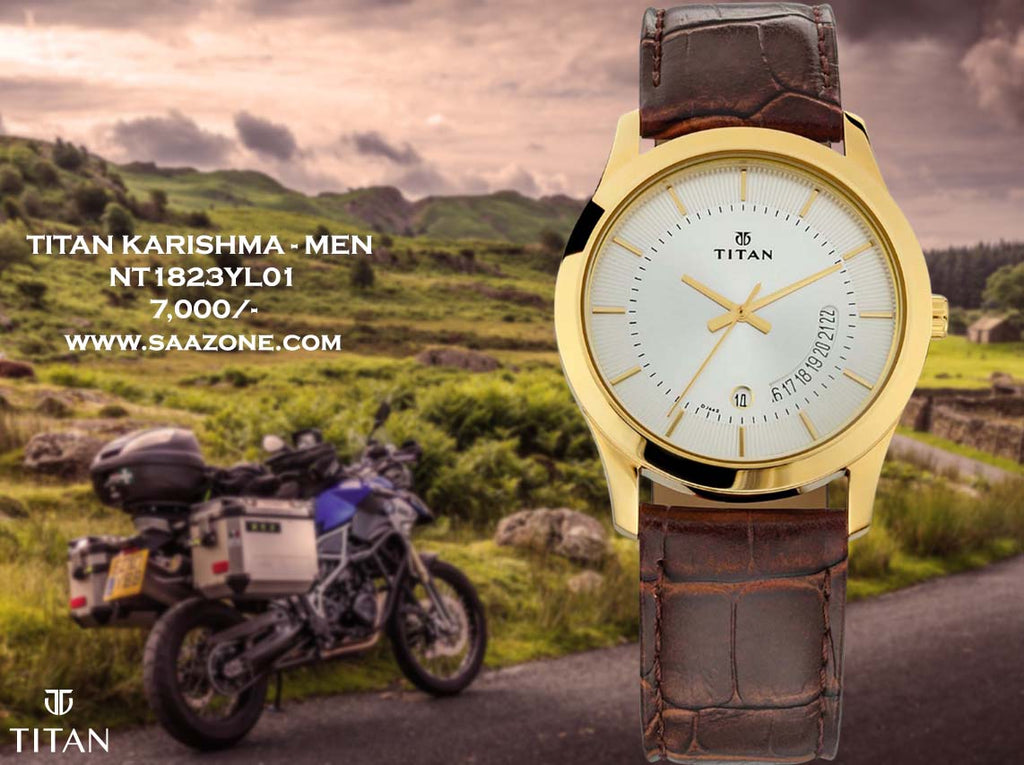 Titan Silver Dial for Men 1823YL01