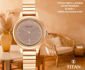 Titan Karishma Brown Dial for Ladies 2679WM01