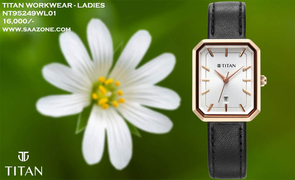 Titan Minimalists Silver Dial for Ladies 95249WL01