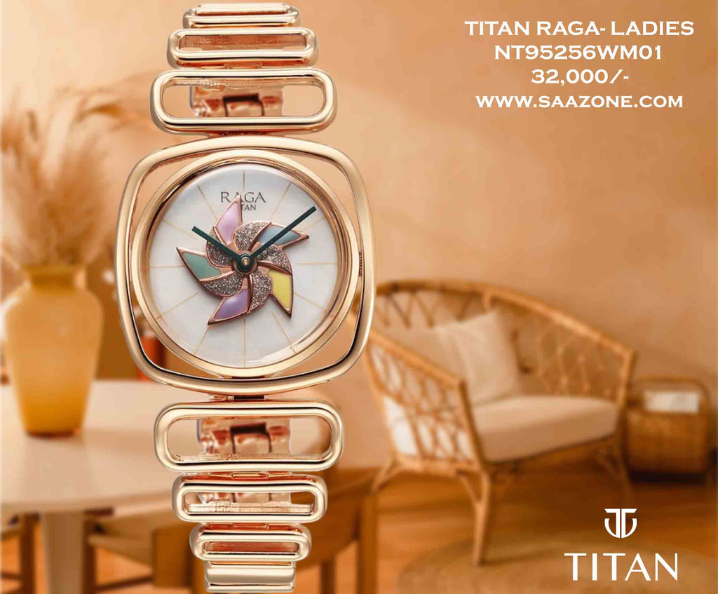 Titan Raga Memoirs Pinwheel for Ladies 95256WM01