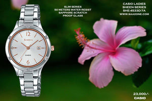 Casio Exclusive Ladies Sheen Series SHE-4533D-7A