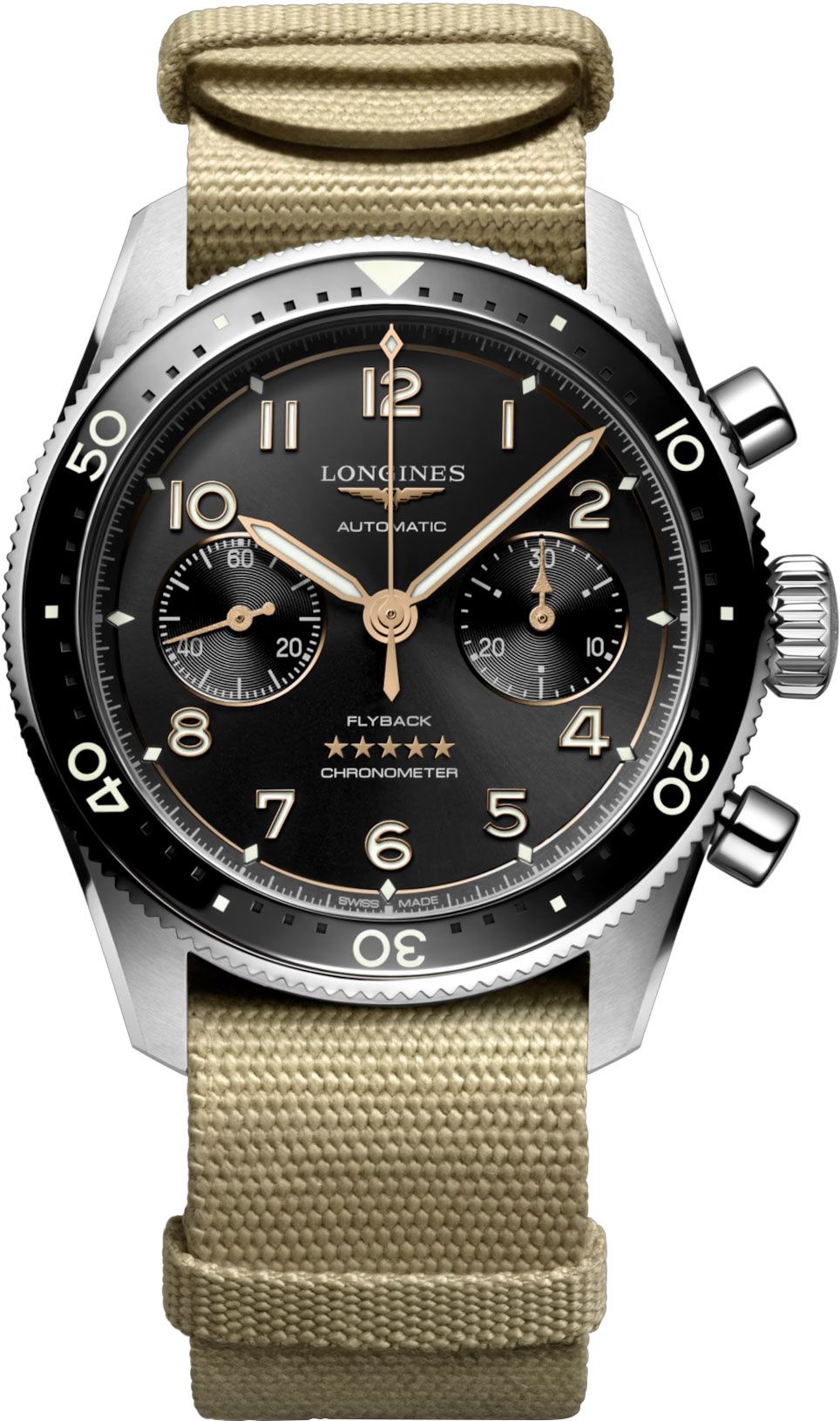 LONGINES SPIRIT FLYBACK L3.821.4.53.9 - automatic watch, Ø 42.00 mm