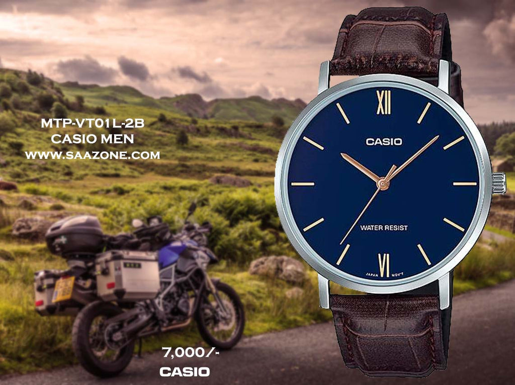 Casio Men Enticer Series MTP-VT01L-2B