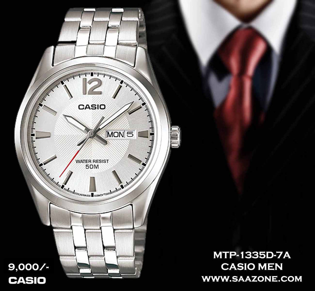 Casio Men Stainless Steel Belt MTP-1335D-7AVDF