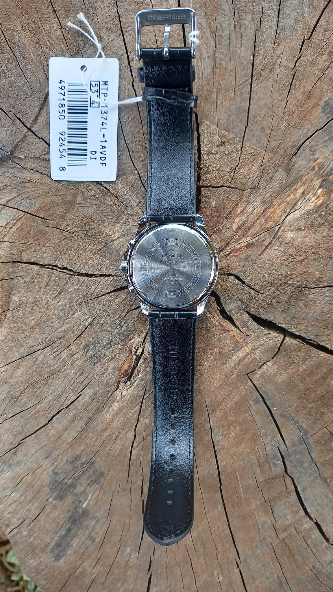 Casio Exclusive Leather Timepiece for Men MTP-1374L-1AVDF