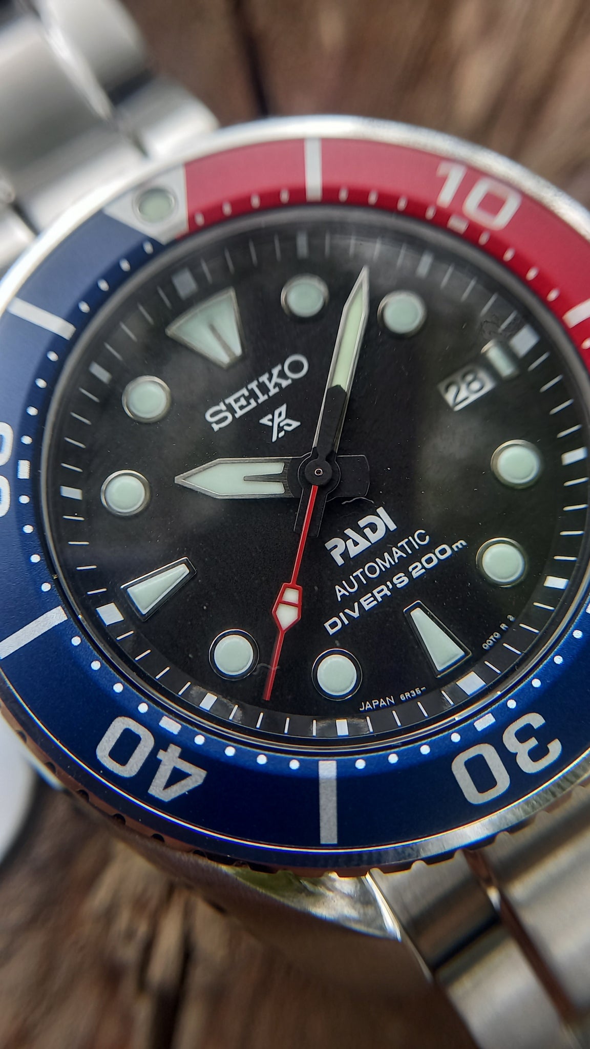 Seiko Prospex Sumo PADI Sapphire Automatic Diver's Watch SPB181J1