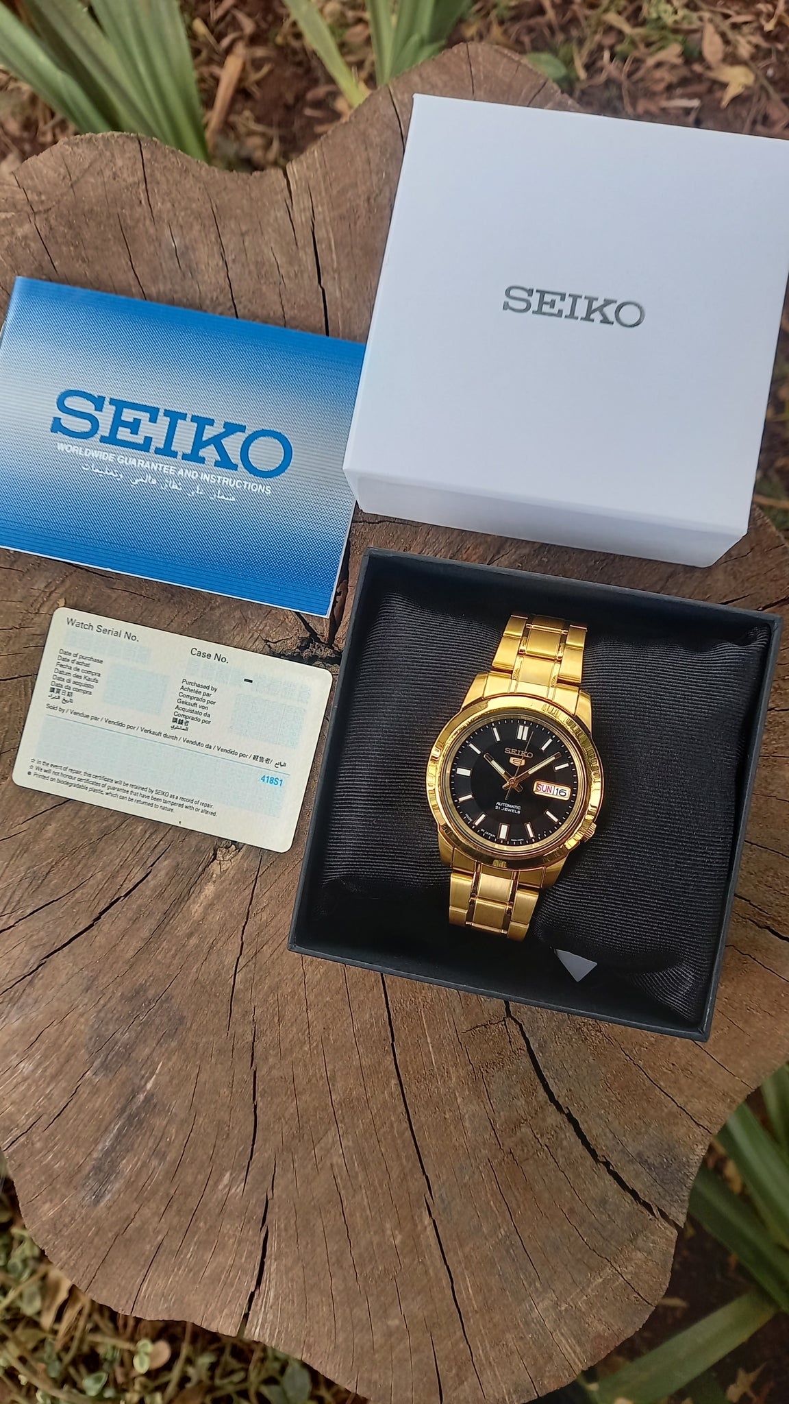 Seiko 5 Automatic Gold SNKK22J1