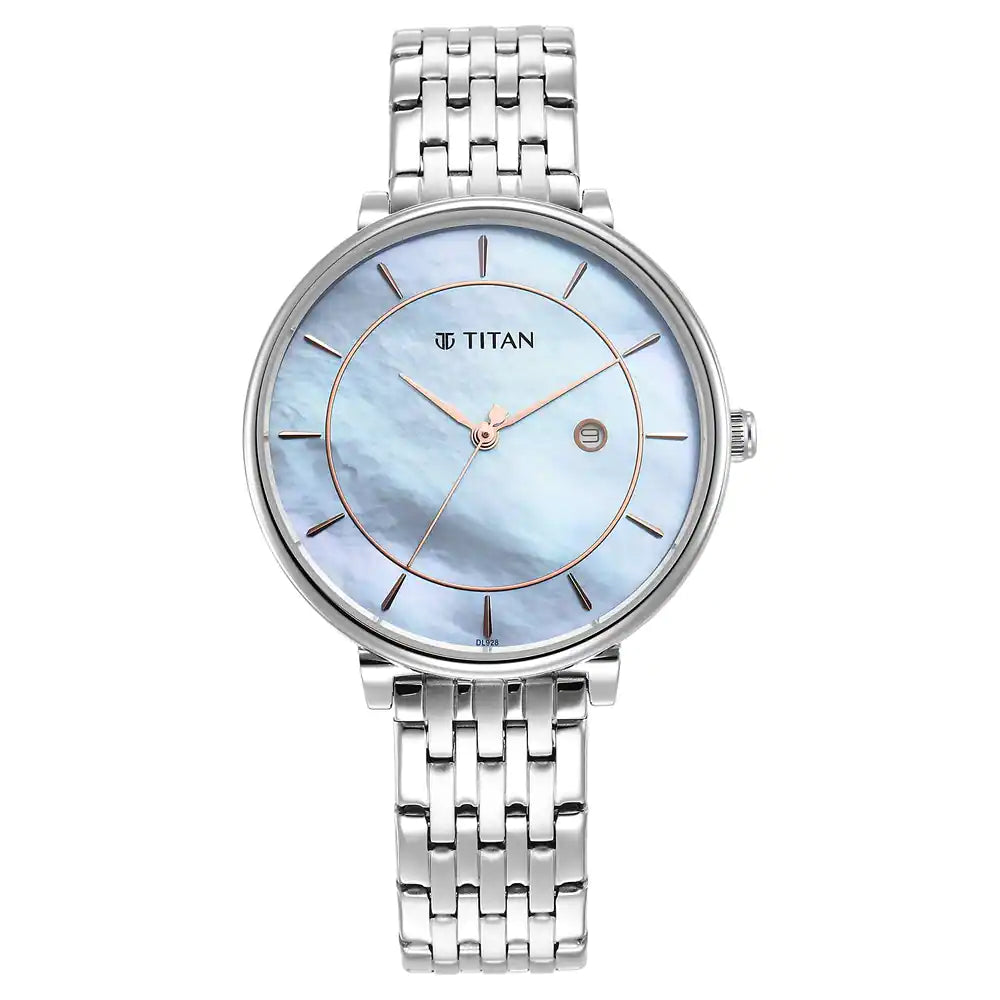 Titan Premier For Ladies - Mother of Pearl Dial