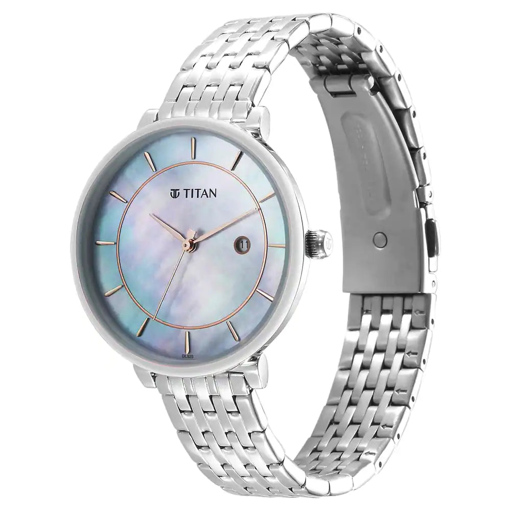 Titan Premier For Ladies - Mother of Pearl Dial