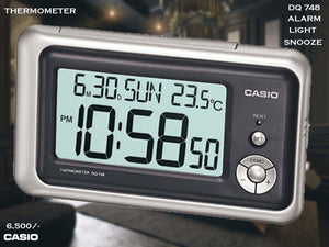 W Casio Alarm Clock DQ 748 8