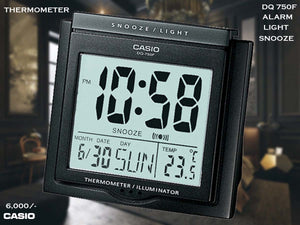 W Casio Alarm Clock DQ 750
