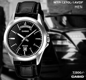 Casio Exclusive Leather for Men MTP-1370L-1A