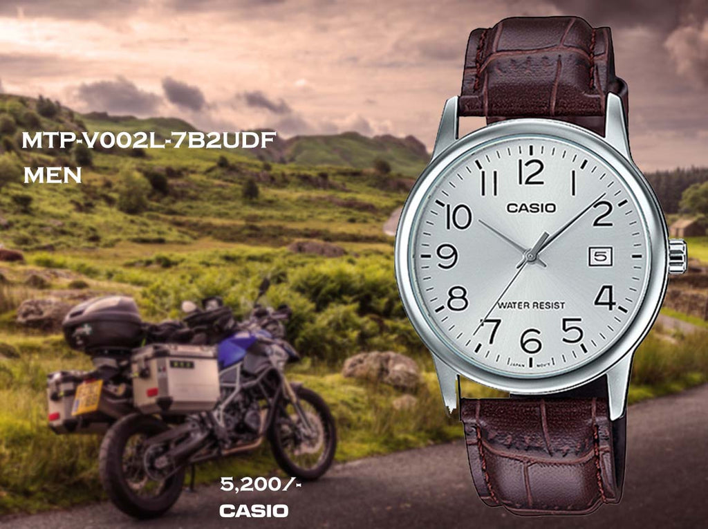 Casio Leather Belt for Men MTP-V002L-7B2