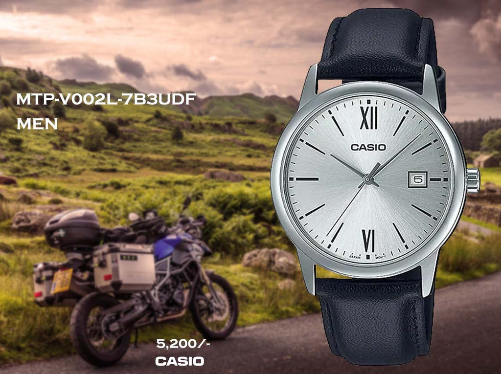Casio Leather Belt for Men MTP-V002L-7B3