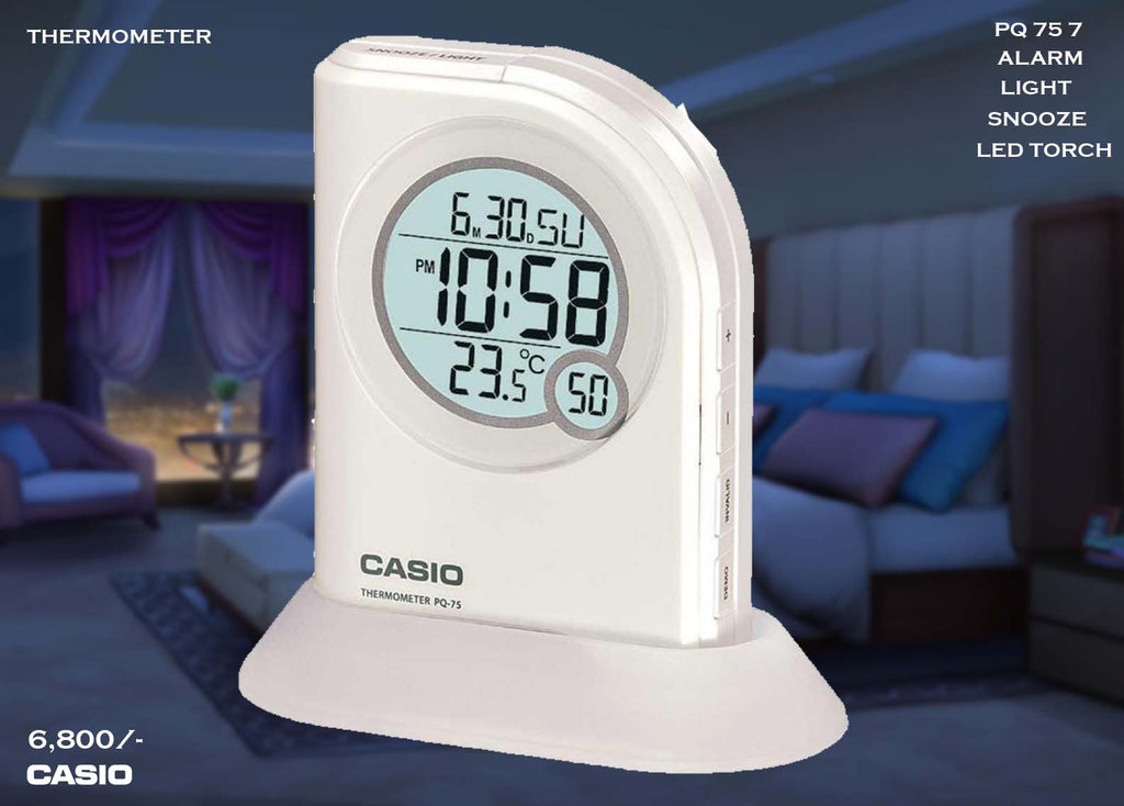 W Casio Alarm Clock PQ 75 7