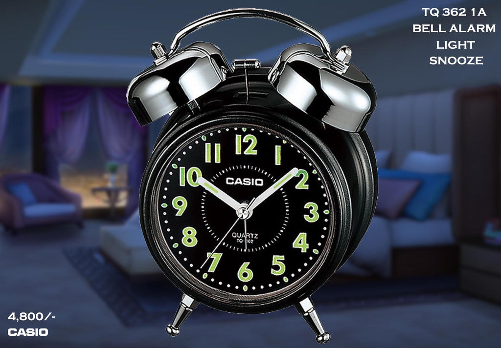 W Casio Alarm Clock TQ 362 1A