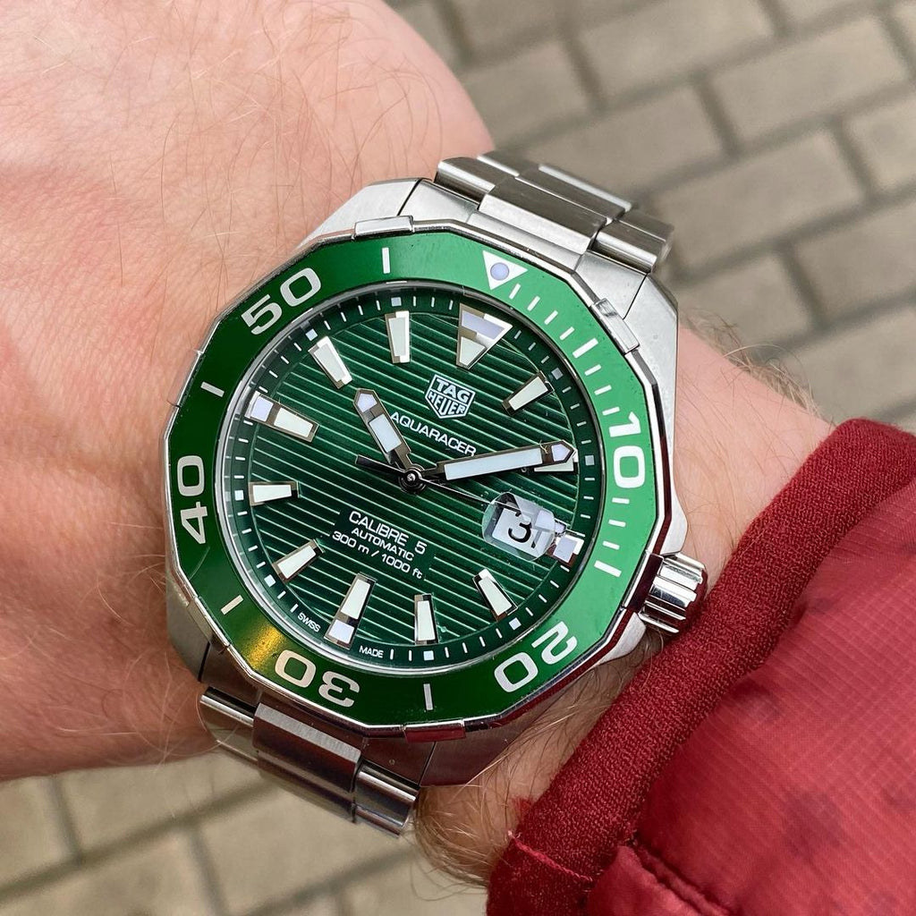 TAG HEUER AQUARACER WAY201S.BA0927 Limited Edition Green Hulk